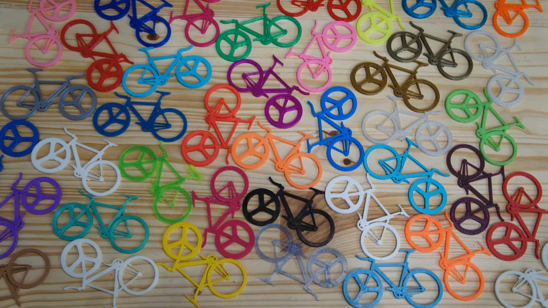 Móc khóa xe đạp Fixie - Phụ kiện 3D đẹp mắt cho người yêu xe - Image 2