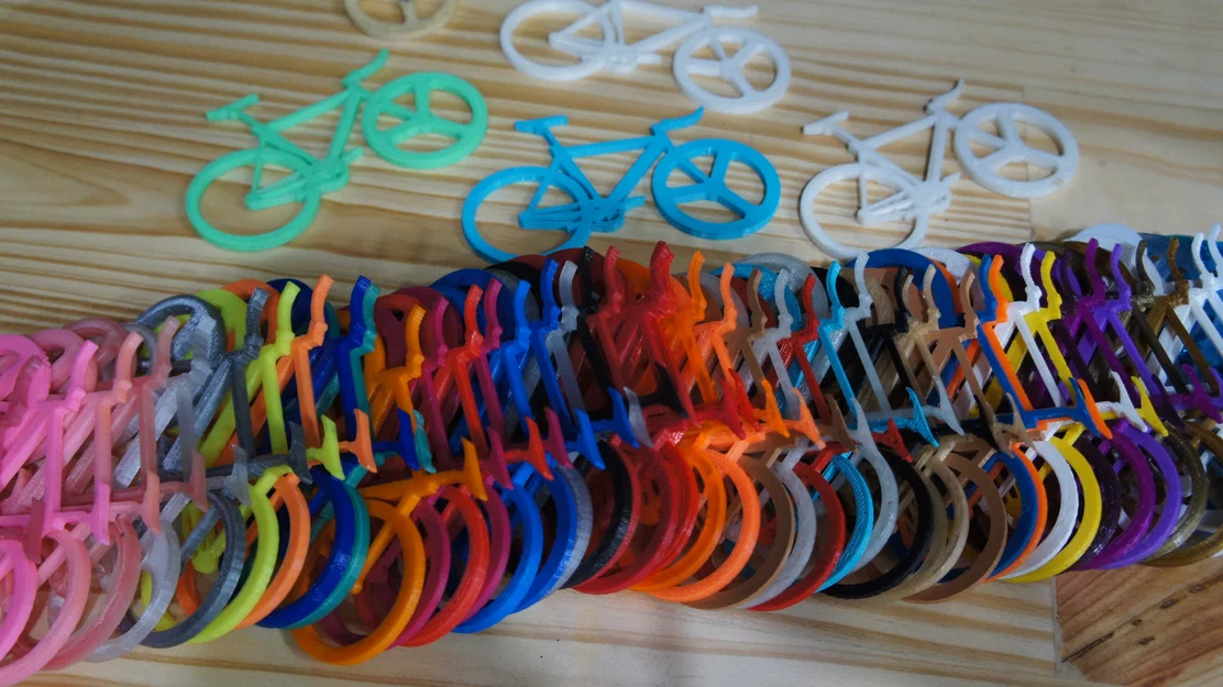 Móc khóa xe đạp Fixie - Phụ kiện 3D đẹp mắt cho người yêu xe - Image 4