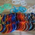 Móc khóa xe đạp Fixie - Phụ kiện 3D đẹp mắt cho người yêu xe - Thumbnail 4