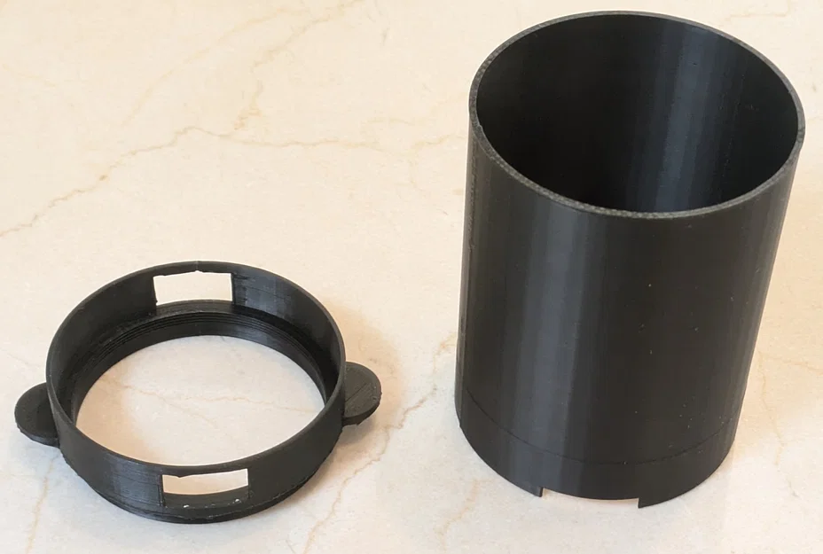 Vòng filter ren Seestar S50 kèm adapter cho dew shield tùy biến - Image 1