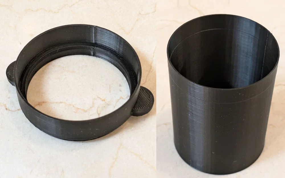 Vòng filter ren Seestar S50 kèm adapter cho dew shield tùy biến - Image 5