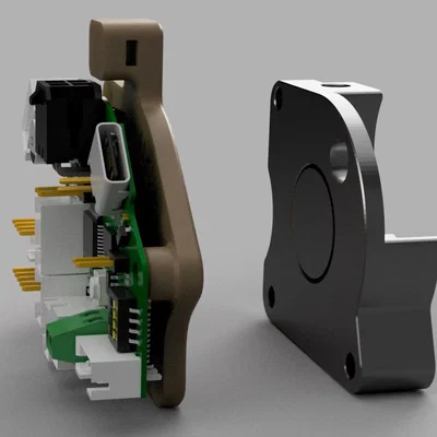 Đế gắn 3D cho bo mạch điều khiển BTT EBB36 - Hỗ trợ lắp đặt toolhead