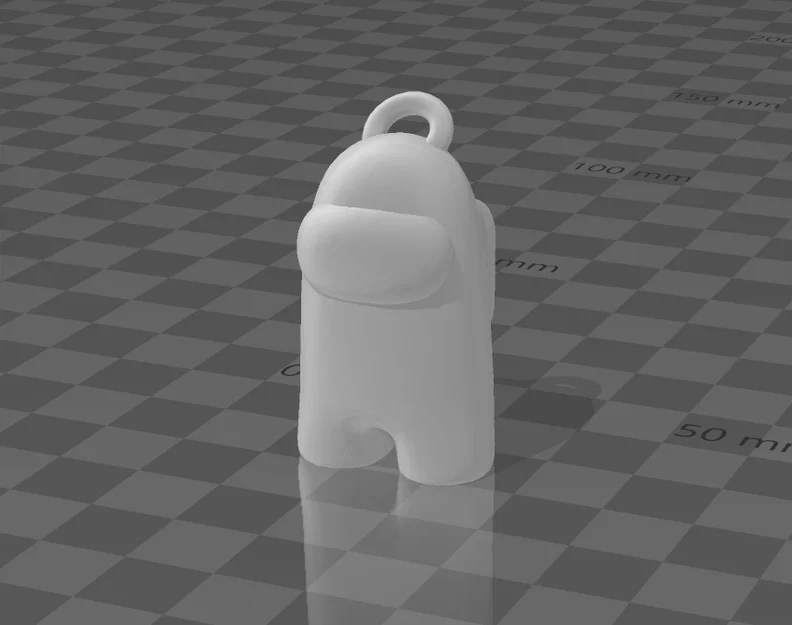 Mẫu in 3D móc khóa AmongUs xinh xắn dễ thương - Image 1