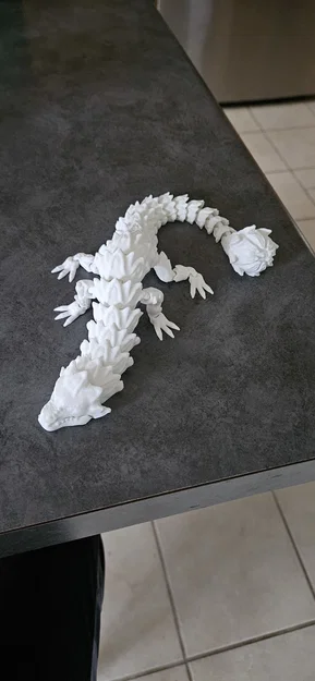Rồng Cánh Hoa Đuôi Chùy Khớp Linh Hoạt (FLAIL TAIL PETAL DRAGON ARTICULATED FLEXI) - Image 5