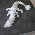 Rồng Cánh Hoa Đuôi Chùy Khớp Linh Hoạt (FLAIL TAIL PETAL DRAGON ARTICULATED FLEXI) - Thumbnail 5