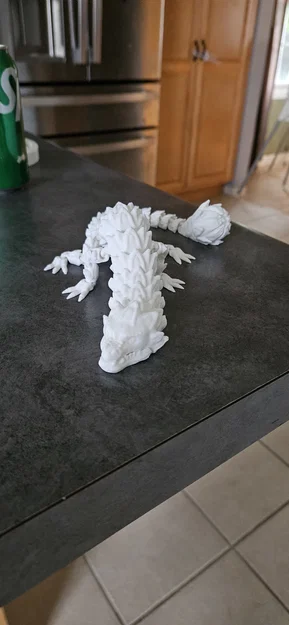 Rồng Cánh Hoa Đuôi Chùy Khớp Linh Hoạt (FLAIL TAIL PETAL DRAGON ARTICULATED FLEXI) - Image 6