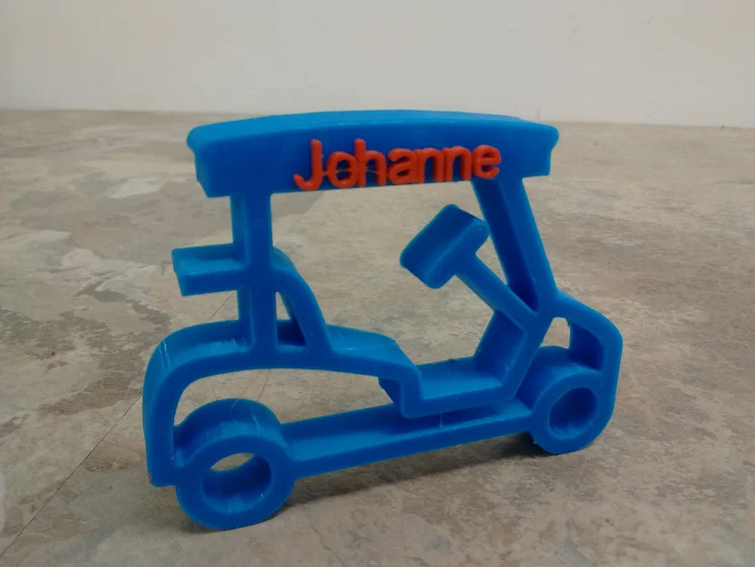 Móc khóa xe golf tùy biến (Customizable Golf Cart Keychain) - Image 4