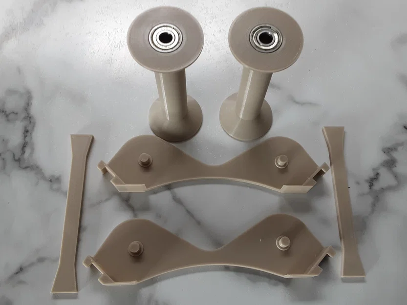 Kệ đỡ cuộn filament dùng bạc đạn 608 - Image 2