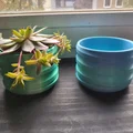 Chậu cây (Plant pot) chống thấm kiểu ren xoắn - Thumbnail 1