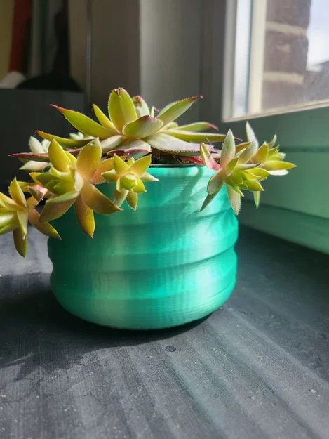 Chậu cây (Plant pot) chống thấm kiểu ren xoắn - Image 6