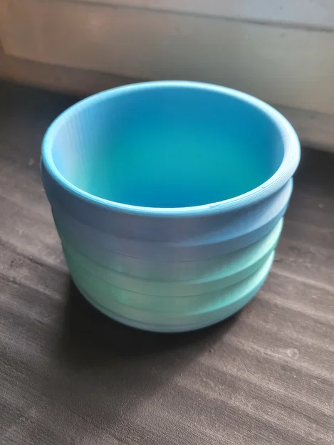 Chậu cây (Plant pot) chống thấm kiểu ren xoắn - Image 8