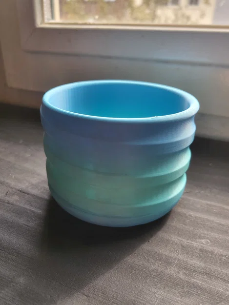 Chậu cây (Plant pot) chống thấm kiểu ren xoắn - Image 10