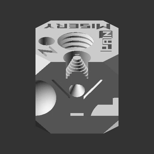 Oizys Torture Cube - Khối vật thể kiểm tra hiệu suất máy in 3D - Image 1