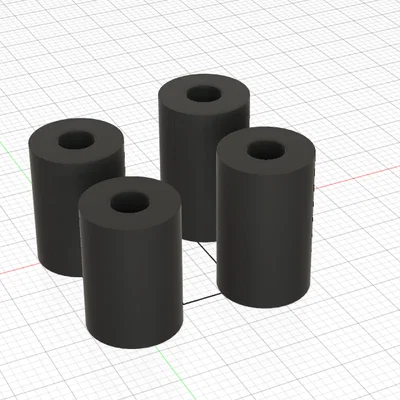 Bộ chỉnh cân bàn in (bed level adjusters) cho Creality Ender 3 V3 SE/KE