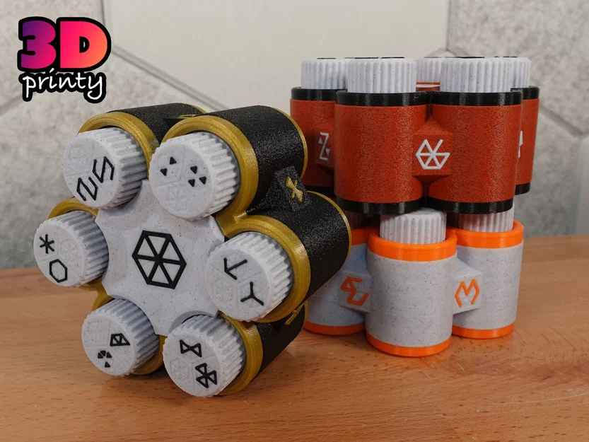 Hexglyph Print-in-place Puzzle Box - Image 1