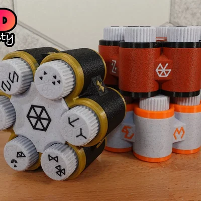 Hexglyph Print-in-place Puzzle Box