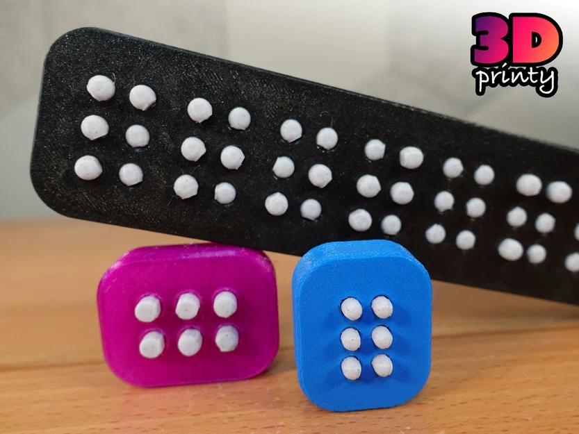 Braille Training Cell - 4.5MM (Ô luyện chữ nổi Braille 4.5mm) - Image 1