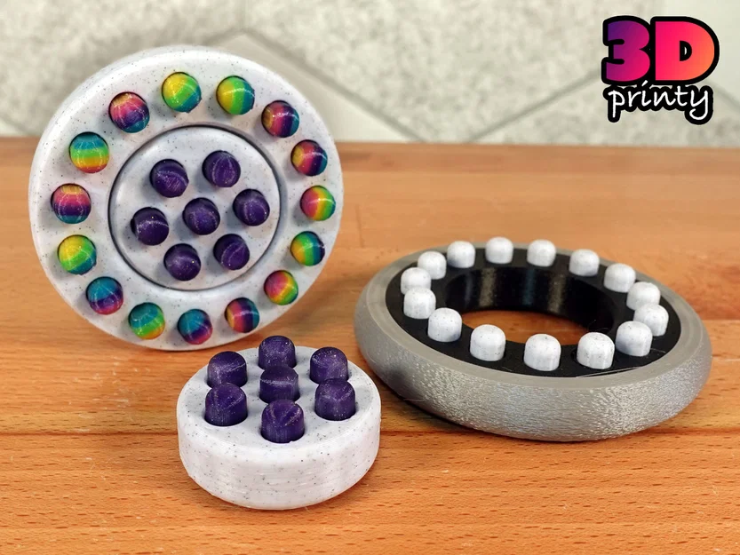 Circle Pop Fidget (Thiết kế Multi-material) - Image 1