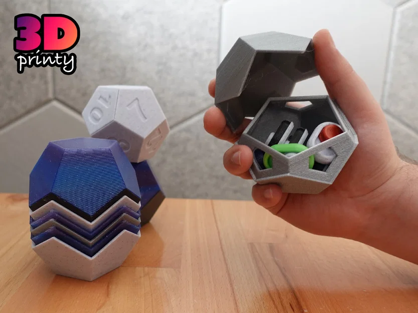 Hộp Snappy Dodecahedron Box (Nắp Snap-on) - Image 1