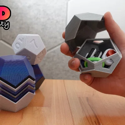 Hộp Snappy Dodecahedron Box (Nắp Snap-on)