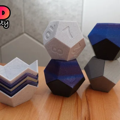 Hộp Snappy Dodecahedron Box (Nắp Snap-on)