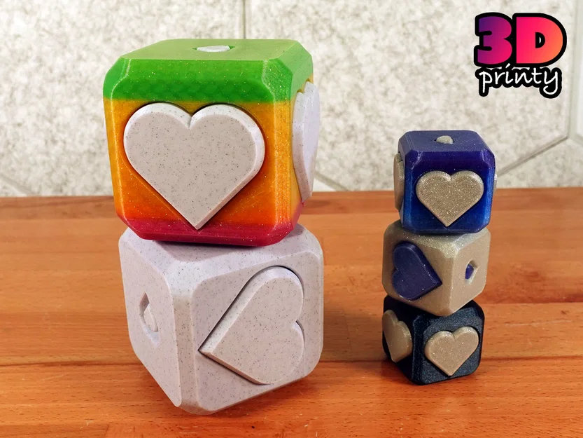 Hộp Puzzle Trái Tim “Thump” Valentine Cỡ Lớn (Dễ) - Image 1