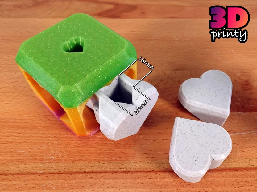 Hộp Puzzle Trái Tim “Thump” Valentine Cỡ Lớn (Dễ) - Image 2