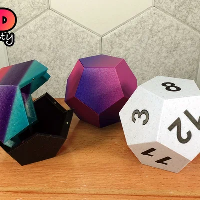 Hộp Khối 12 Mặt Gắn Nam Châm (Magnetic Dodecahedron Box)