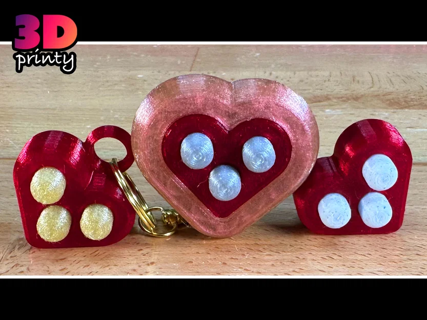 Heart Pop Fidget (Thiết kế đa vật liệu) - Image 2