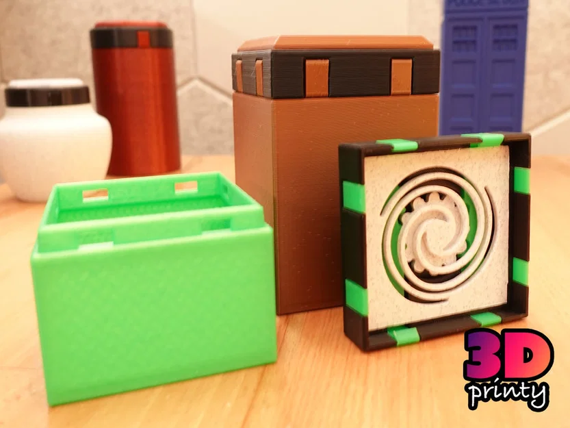 Hộp Trick Box Khóa Xoay (Hình Vuông) - Twist Lock Trick Box (Square) - Image 1