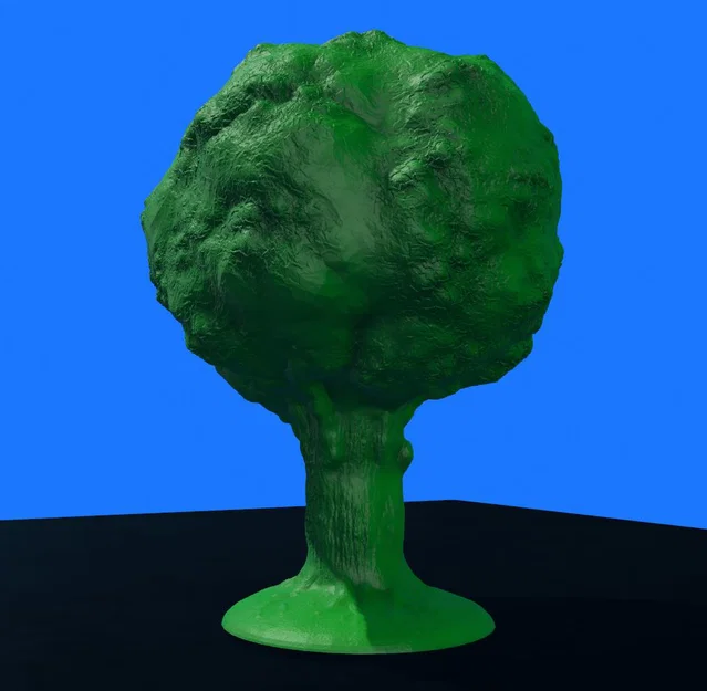 Mô hình cây sồi (Oak Tree) 3D in không cần hỗ trợ - Image 1