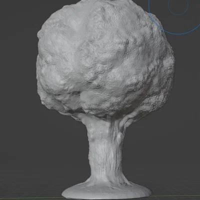Mô hình cây sồi (Oak Tree) 3D in không cần hỗ trợ