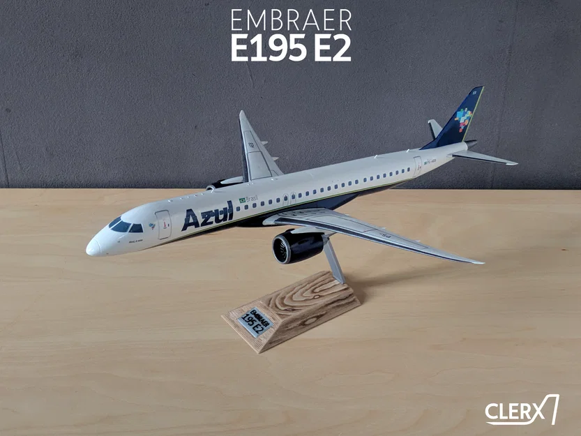 Embraer E195-E2 - Tỉ lệ 1:100 - Image 1