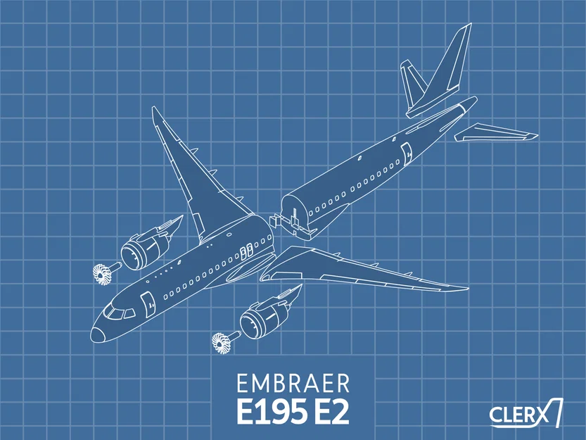 Embraer E195-E2 - Tỉ lệ 1:100 - Image 7