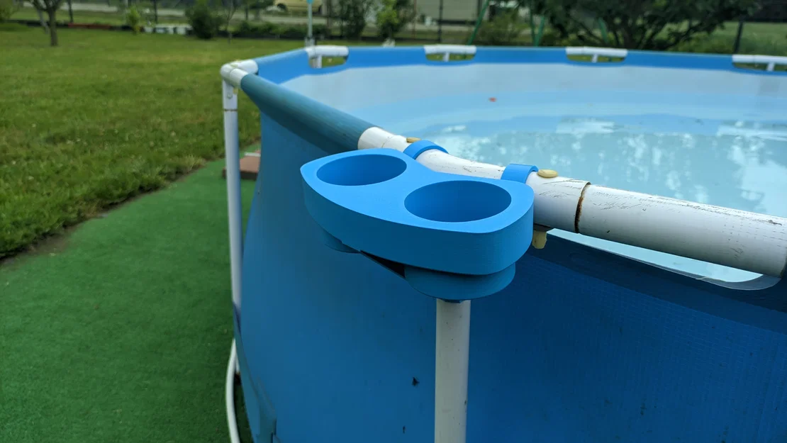 Khay đựng nước gắn khung hồ bơi - Giải pháp tiện ích cho mùa hè - Image 3