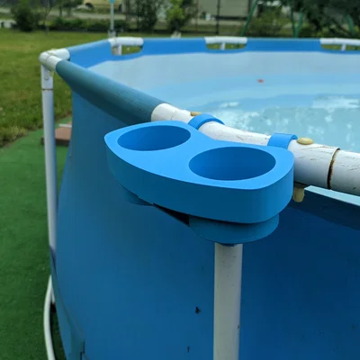 Khay đựng nước gắn khung hồ bơi - Giải pháp tiện ích cho mùa hè