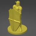 Mô hình Paladin cầm khiên khổng lồ cho game DND - File 3D in ấn - Thumbnail 2
