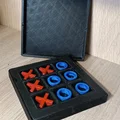 Bộ trò chơi cờ ca-rô Tic-Tac-Toe in 3D kèm hộp đựng gọn gàng - Thumbnail 1