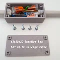 Hộp nối điện dẹt để nối 2 dây cáp (Flat connection box for 2-cable connection) - Thumbnail 1