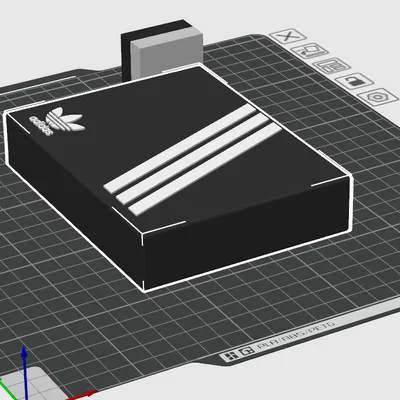 Mô hình Adidas Mini Shoe box - Hộp đựng đồ 3D phong cách