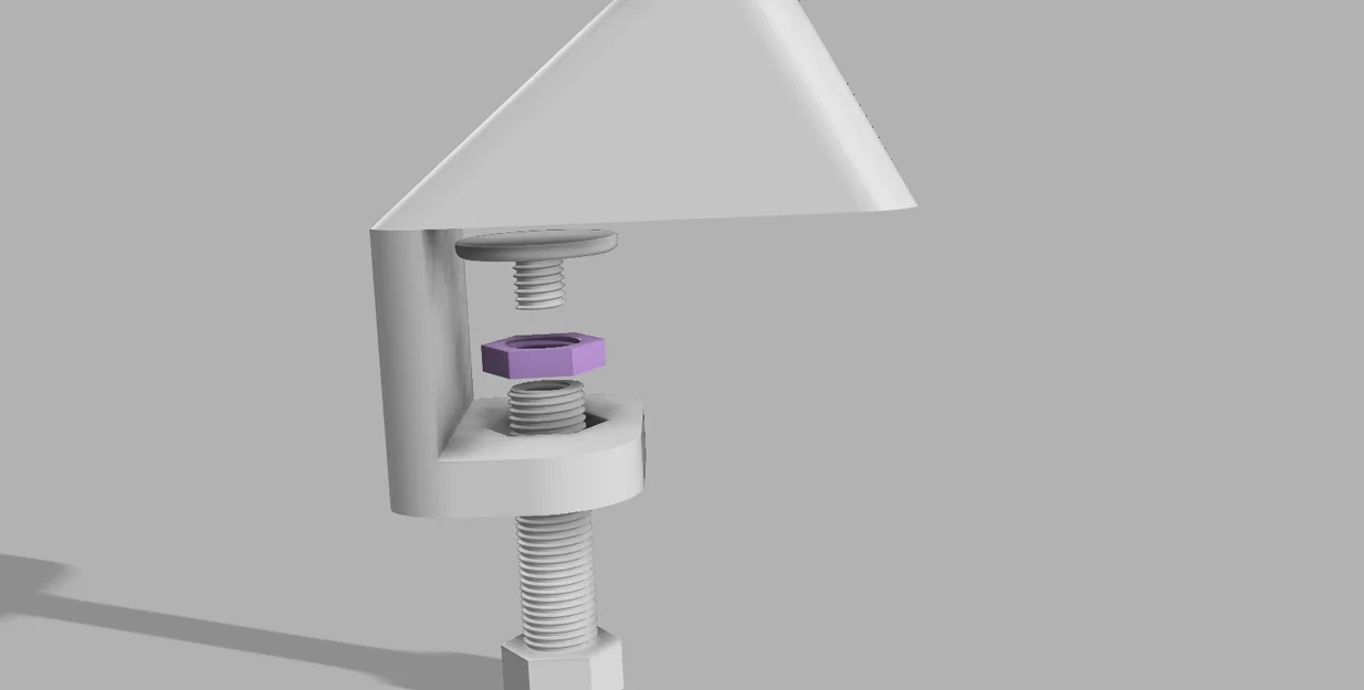Mouse Bungee Screwable - Giá đỡ dây chuột 3D cố định vào bàn - Image 3