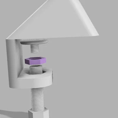 Mouse Bungee Screwable - Giá đỡ dây chuột 3D cố định vào bàn
