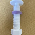 Mouse Bungee Screwable - Giá đỡ dây chuột 3D cố định vào bàn - Thumbnail 8