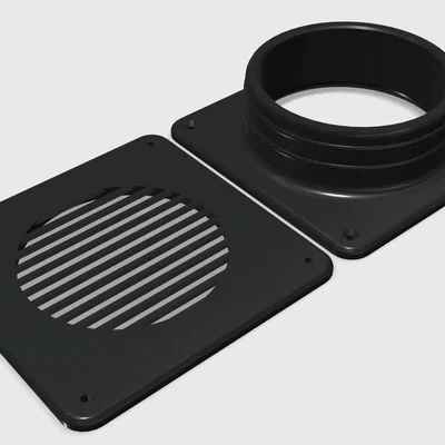 Bộ phụ kiện kết nối ống thoát khí 100mm cho máy cắt Laser và máy lạnh