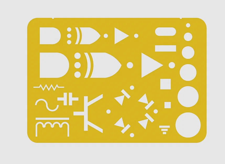 Stencil mạch điện (Circuit stencil) - Image 1