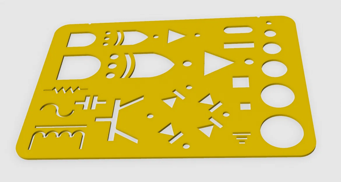 Stencil mạch điện (Circuit stencil) - Image 2