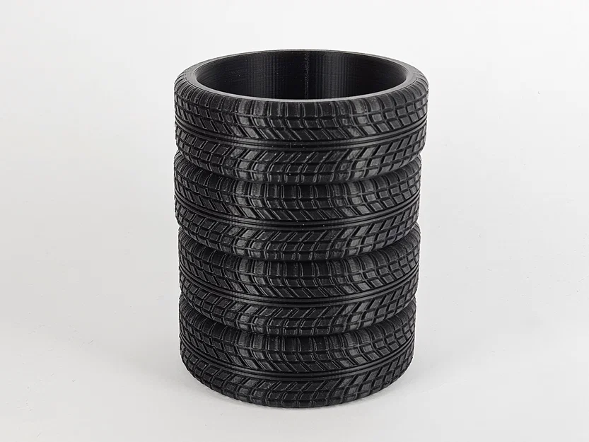 Ống Cắm Bút Chồng Lốp Xe (Tyre Stack Pen Holder) - Image 2