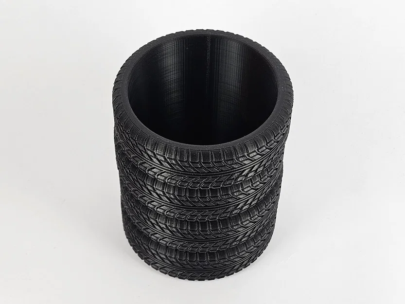 Ống Cắm Bút Chồng Lốp Xe (Tyre Stack Pen Holder) - Image 3