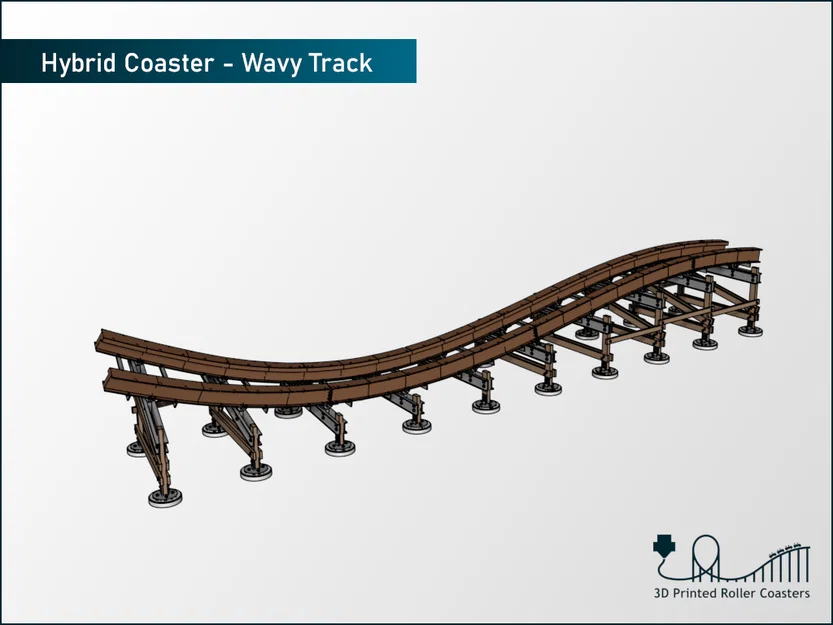 Hybrid Coaster - Wavy Track (Đoạn track lượn sóng) - Image 2