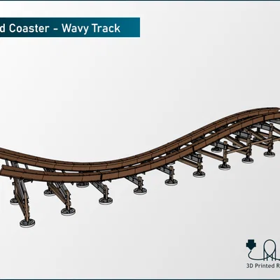 Hybrid Coaster - Wavy Track (Đoạn track lượn sóng)